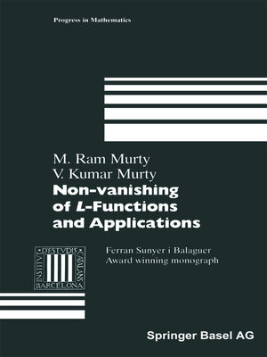 cover image of Non-vanishing of L-Functions and Applications